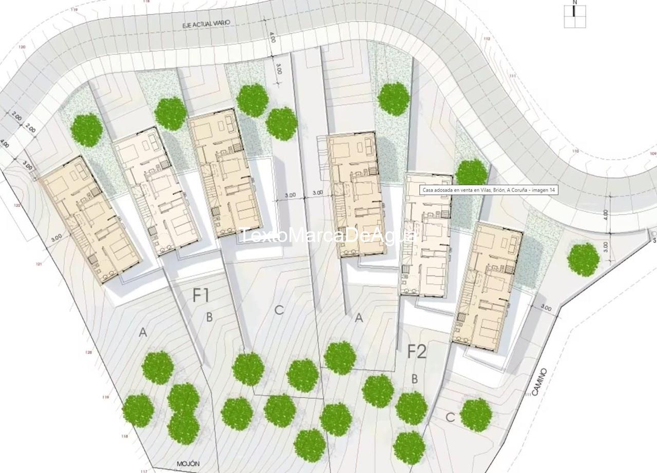 Foto 2 CASA ADOSADA EN OS ÁNXELES, BRIÓN.